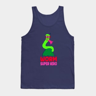 worm  super hero Tank Top